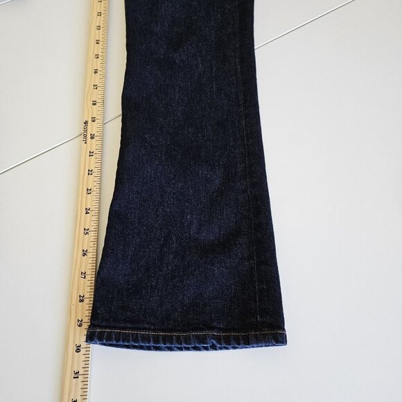 Lauren Ralph Lauren Jeans Women 4 Navy Classic Bootcut Stretch Western Preppy - Picture 8 of 16